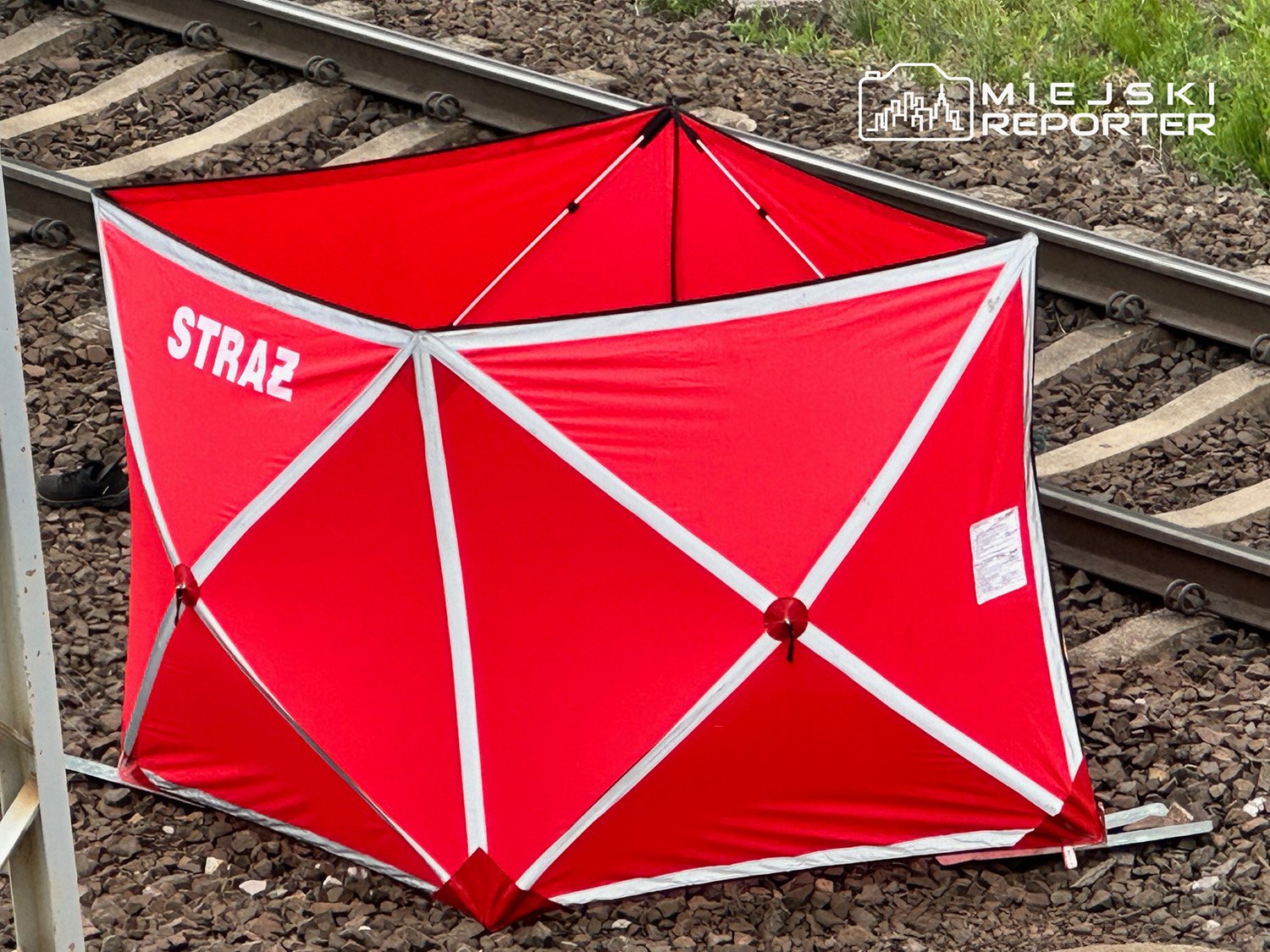 Śmiertelne potrącenie pieszego przez pociąg. Tożsamość mężczyzny jest nieznana - Miejski Reporter