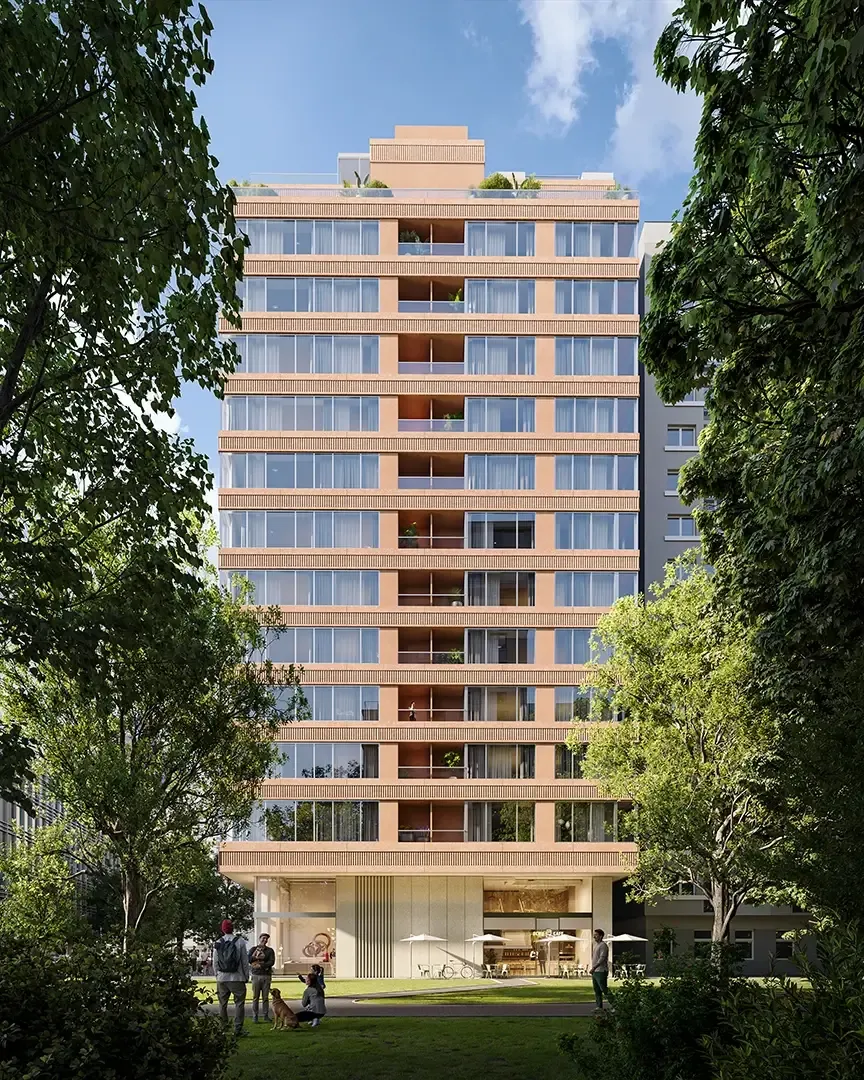 Flare - widok na budynek