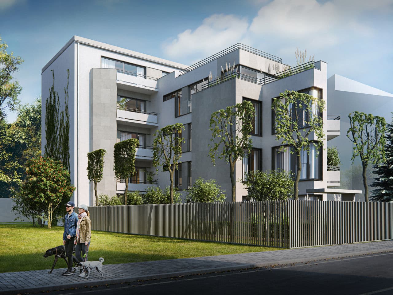 Nowoczesny budynek mieszkalny — wycena mieszkania