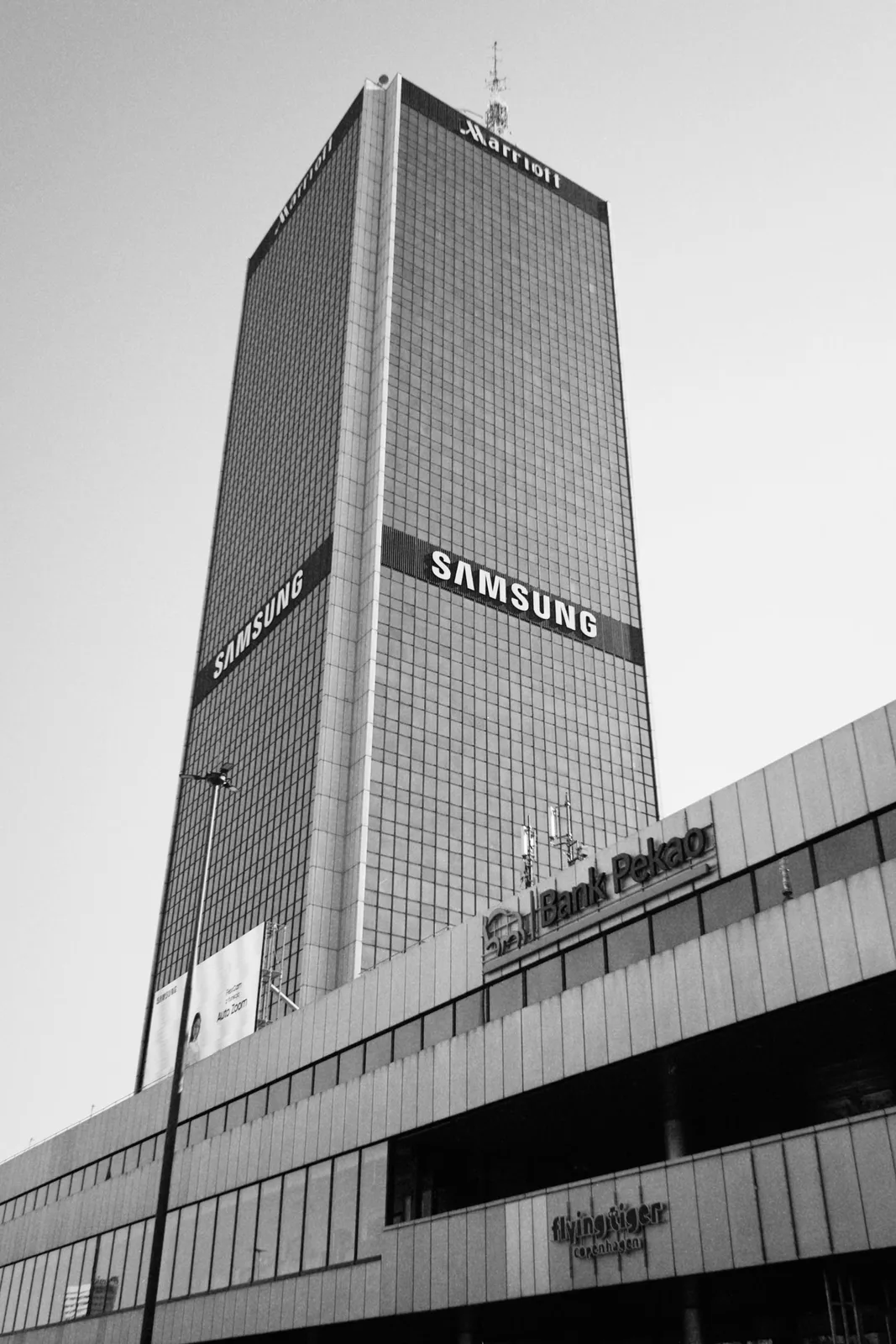 Nowoczesne budynki w Warszawie, panorama miasta