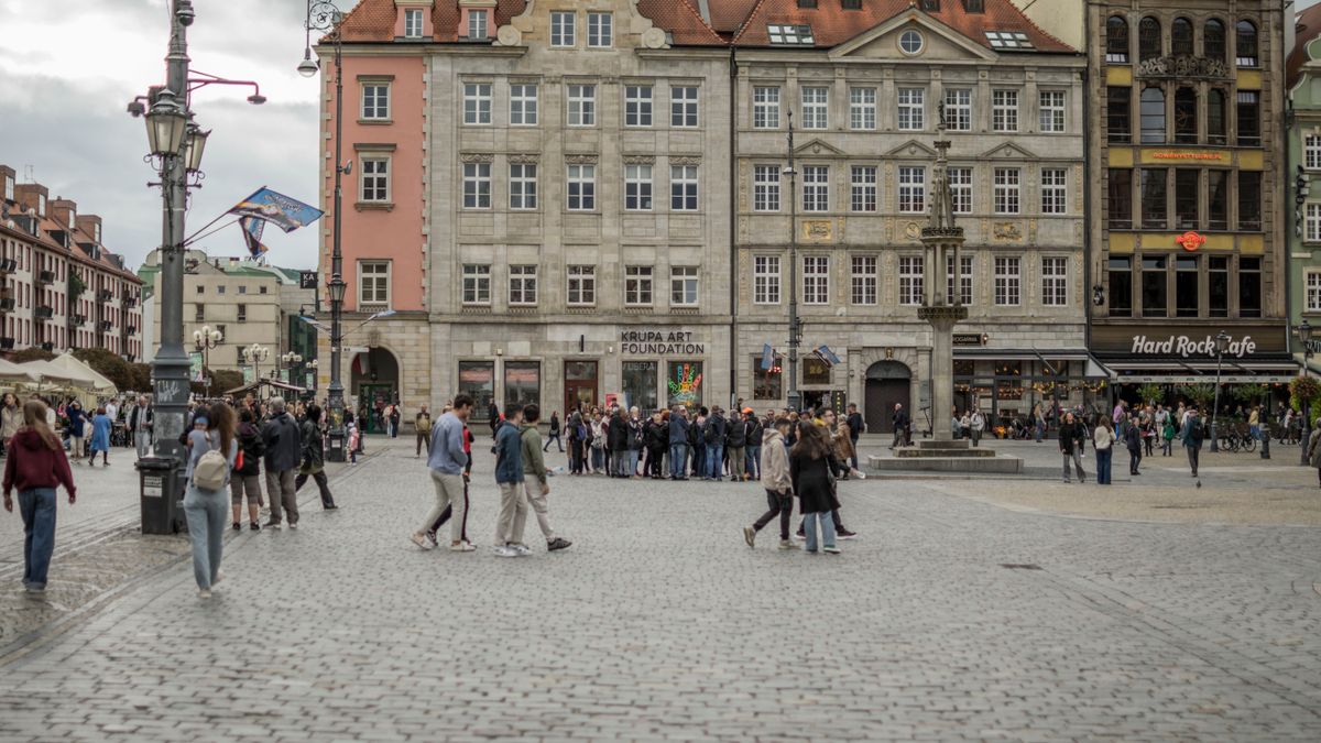 Wrocław ilość mieszkańców – zabytkowy rynek Starego Miasta we Wrocławiu