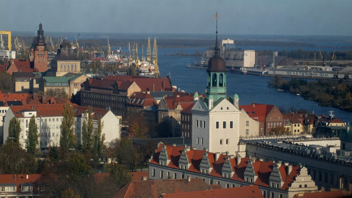 Miasta na literę S – panorama historycznego portu w Szczecinie