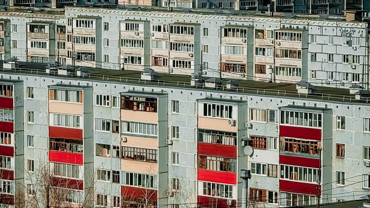Ceny mieszkań Szczecin – bloki mieszkalne widziane z lotu ptaka