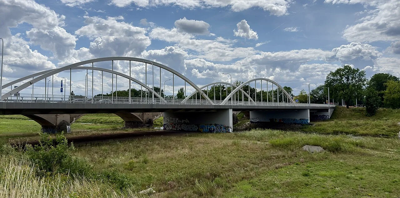 Nowe Mosty Chrobrego we Wrocławiu łączące Sępolno ze Swojczycami