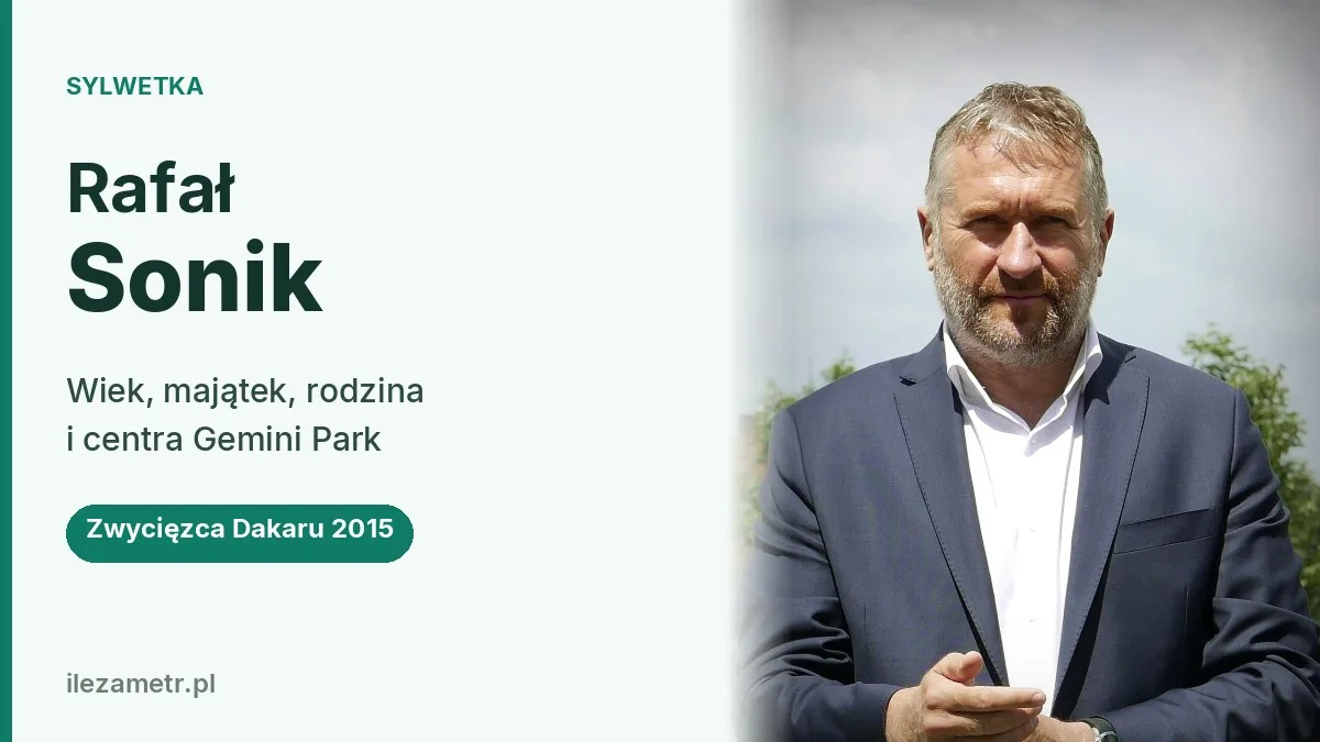 Rafał Sonik, przedsiębiorca i właściciel Gemini Holding