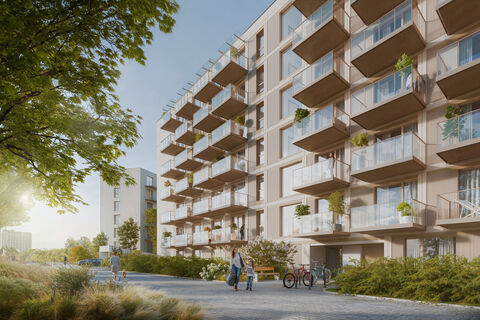Witosa Park, Poznań, Jeżyce (Winiary), wizualizacja Budimex Development
