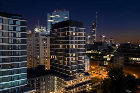 Tower D Grzybowska, Warszawa, Wola, wizualizacja Heimstaden Polska