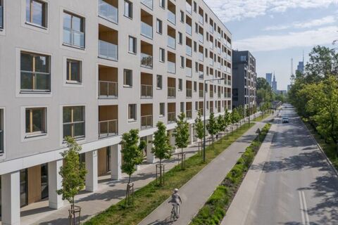 NU2 Warszawa Wola, Warszawa, Wola, wizualizacja Skanska Residential Development Poland