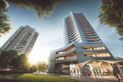 Nowa Gwiazda, Katowice, Zawodzie, wizualizacja Trust Investment